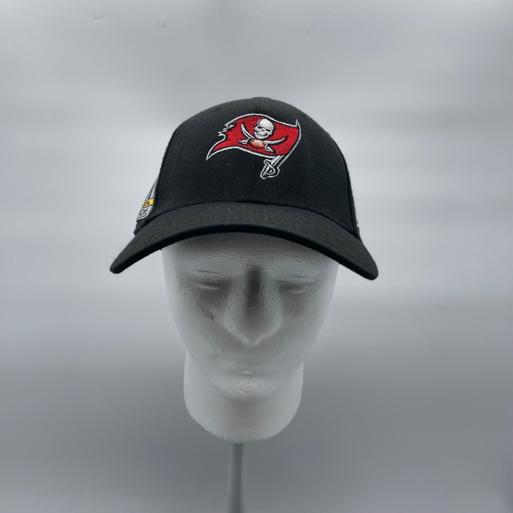 New Era 39THIRTY M/L Black Cap Tampa Bay Buccaneers Super Bowl LV Champions Hat